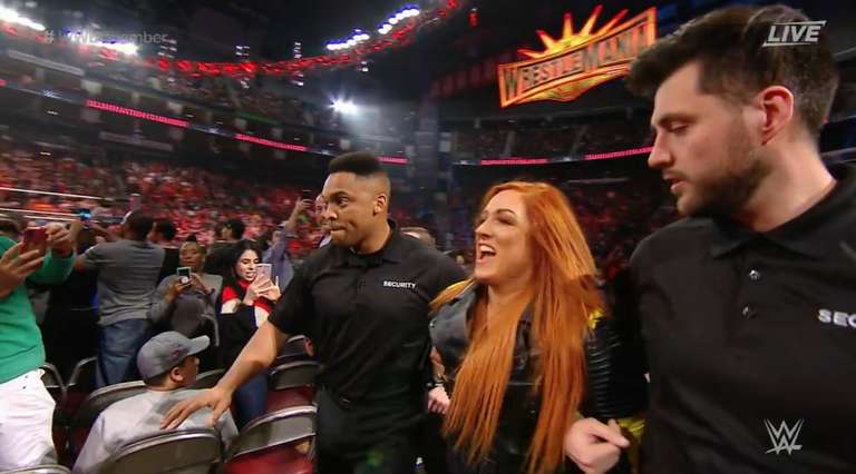 Becky Lynch Stuffs — Becky and baby Roux on wwe 24 episode special