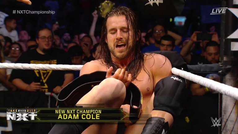 WWE NXT Takeover XXV Adam Cole Wins NXT Championship Defeating Johnny