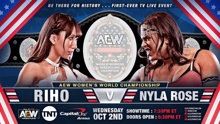 Aew Dynamite Riho Becomes First Ever All Elite Wrestling Womens World Champion 